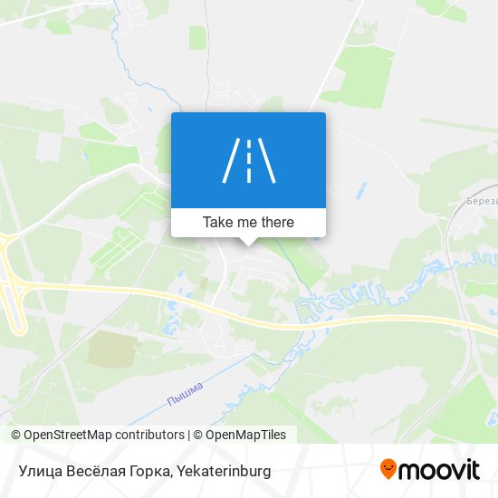 Улица Весёлая Горка map