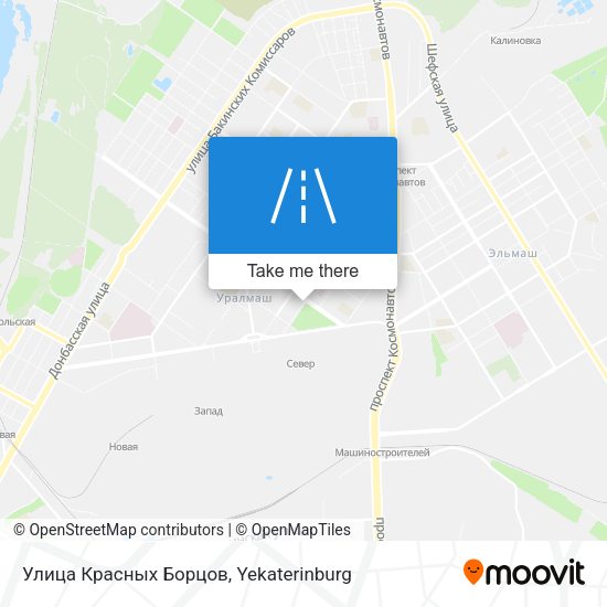 Улица Красных Борцов map