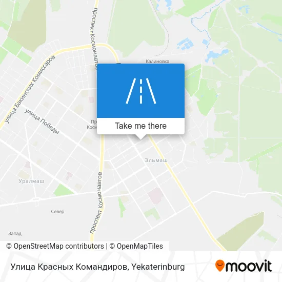 Улица Красных Командиров map