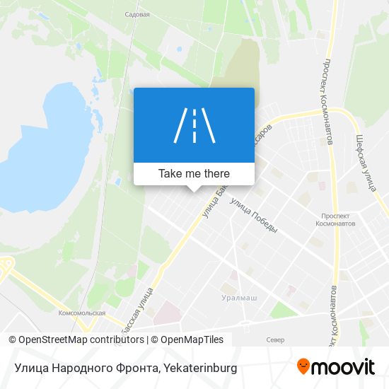 Улица Народного Фронта map