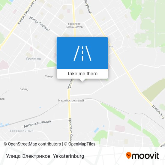 Улица Электриков map