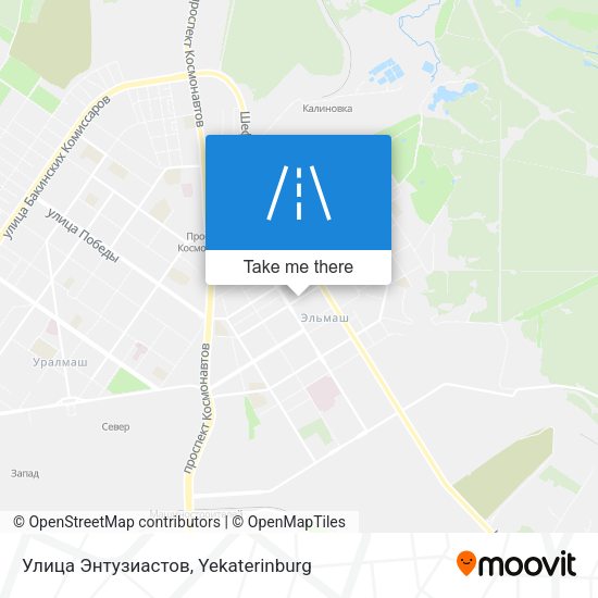 Улица Энтузиастов map