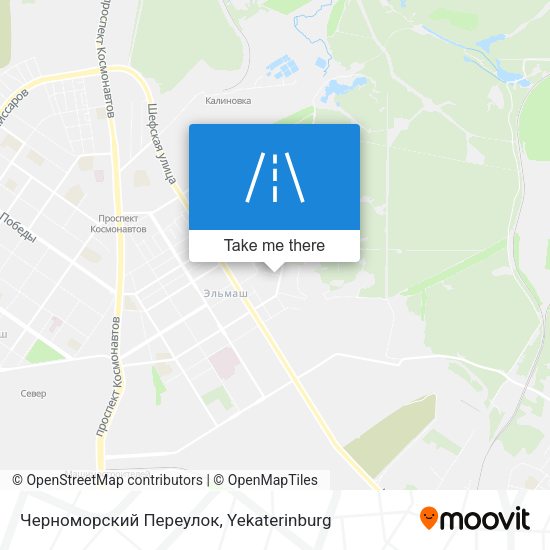 Черноморский Переулок map