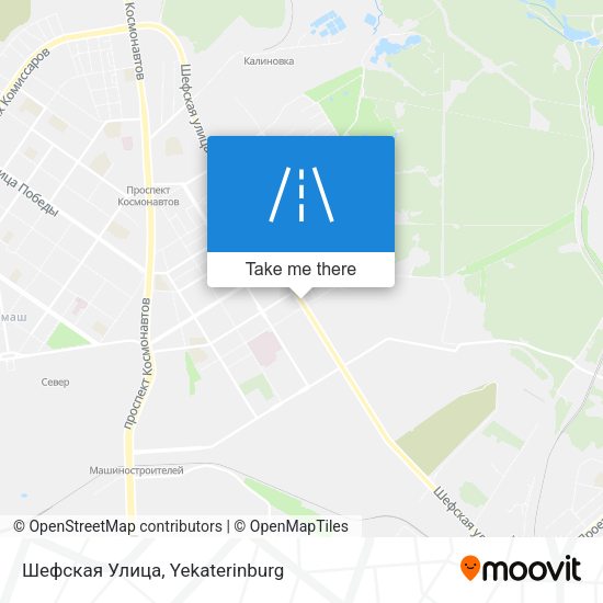 Шефская Улица map