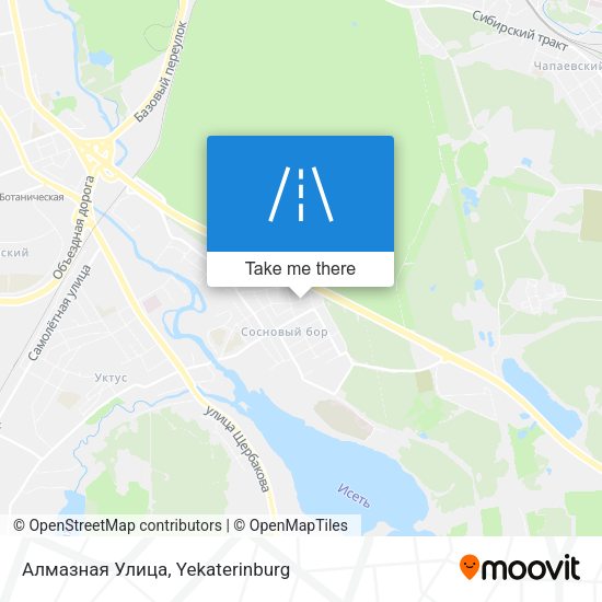 Алмазная Улица map