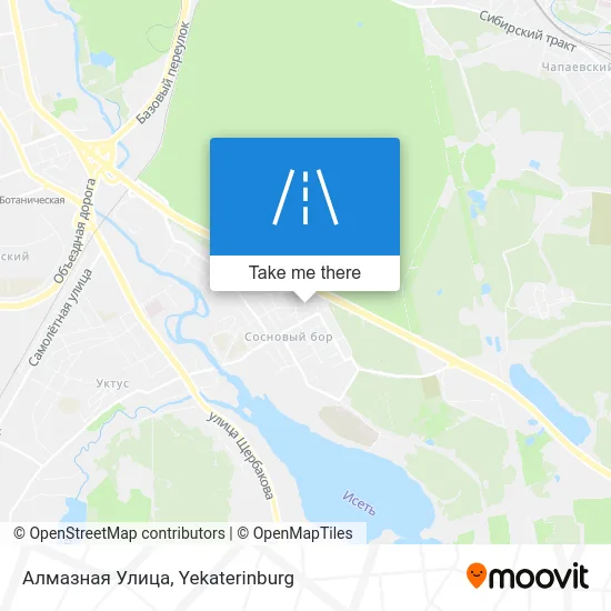 Алмазная Улица map