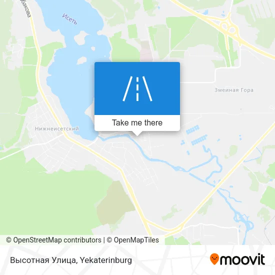 Высотная Улица map
