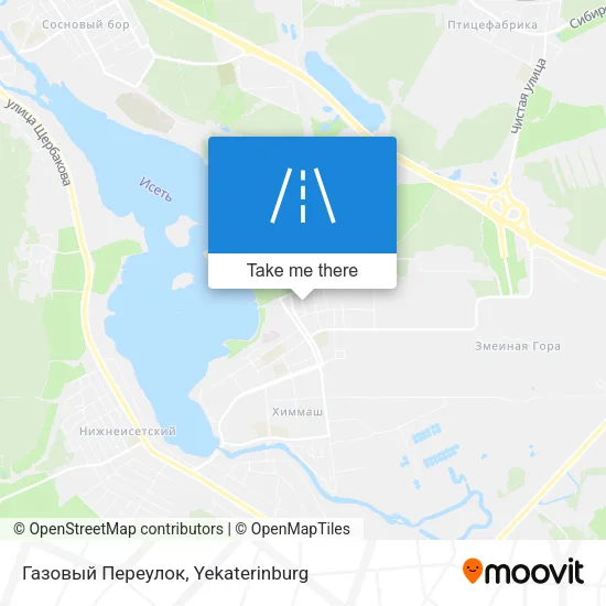 Газовый Переулок map