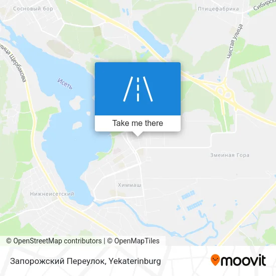 Запорожский Переулок map