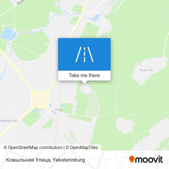 Ковыльная Улица map