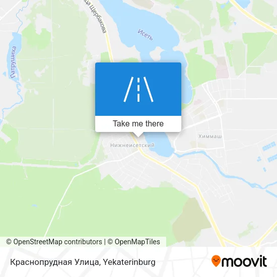 Краснопрудная Улица map