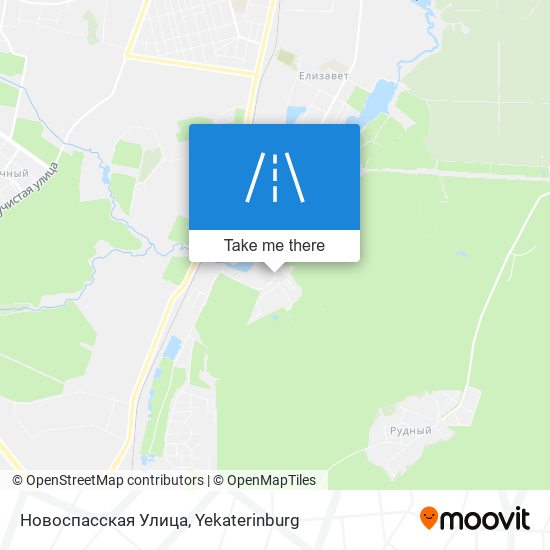 Новоспасская Улица map