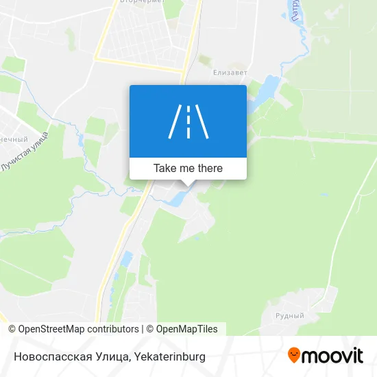 Новоспасская Улица map