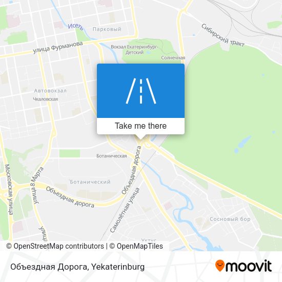 Объездная Дорога map