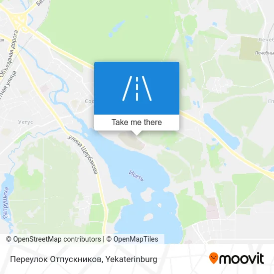 Переулок Отпускников map