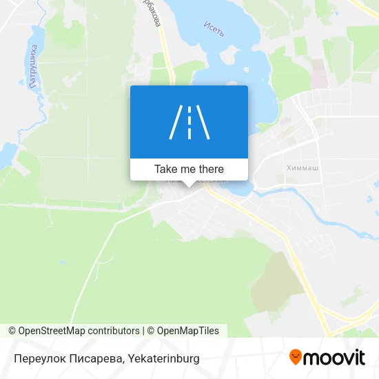 Переулок Писарева map