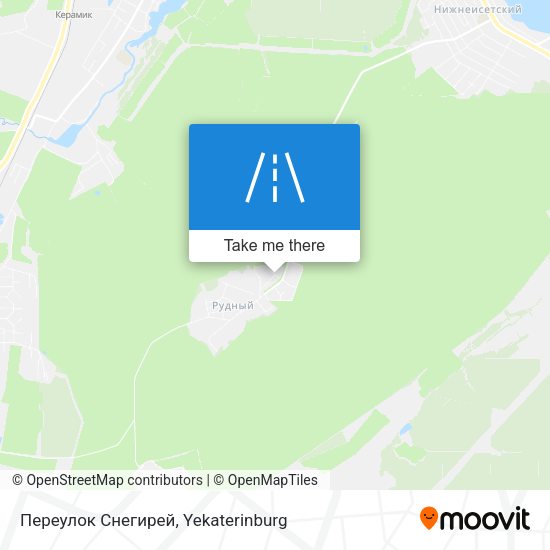 Переулок Снегирей map