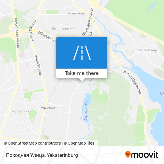 Походная Улица map