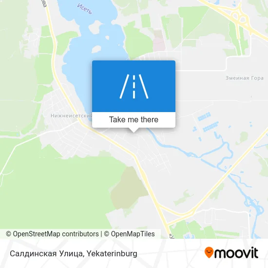 Салдинская Улица map