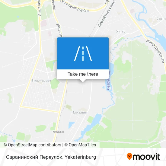 Саранинский Переулок map