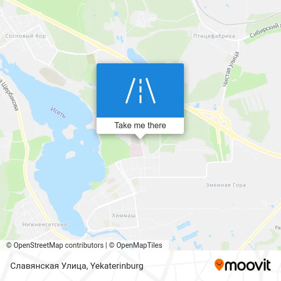 Славянская Улица map