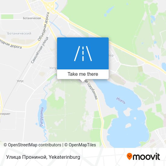 Улица Прониной map
