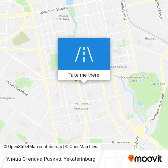 Улица Степана Разина map
