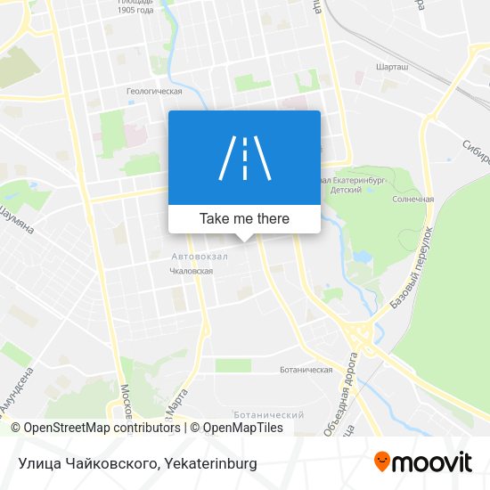 Улица Чайковского map