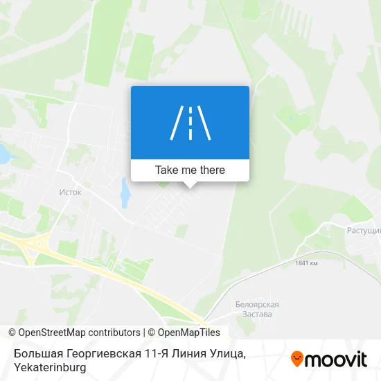 Большая Георгиевская 11-Я Линия Улица map