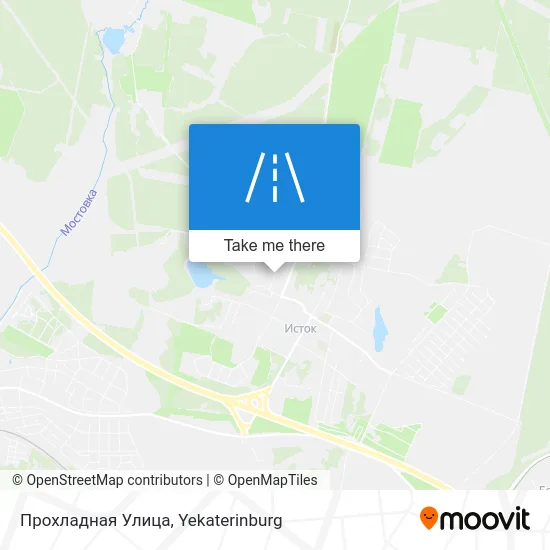 Прохладная Улица map
