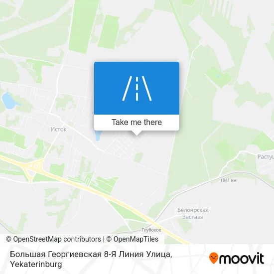 Большая Георгиевская 8-Я Линия Улица map