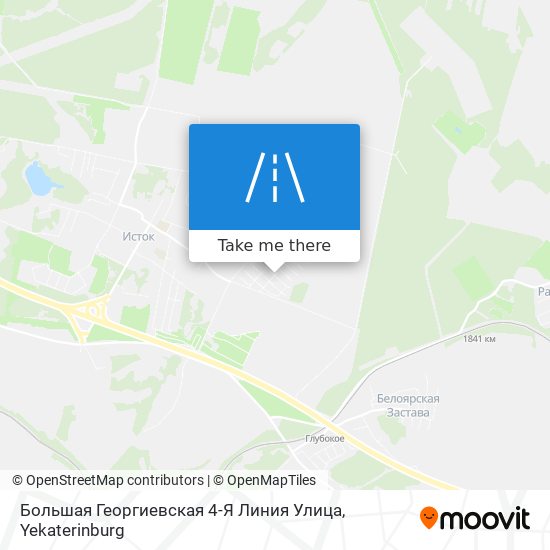 Большая Георгиевская 4-Я Линия Улица map