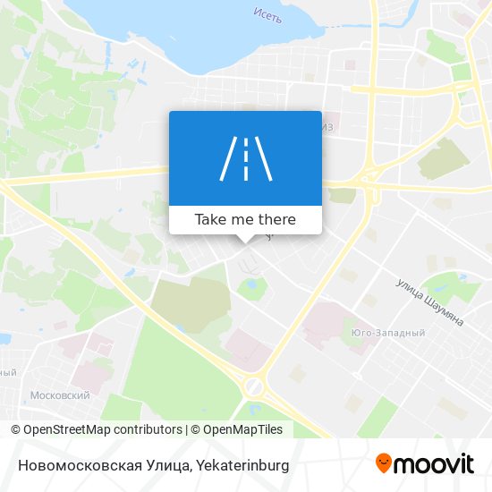 Новомосковская Улица map