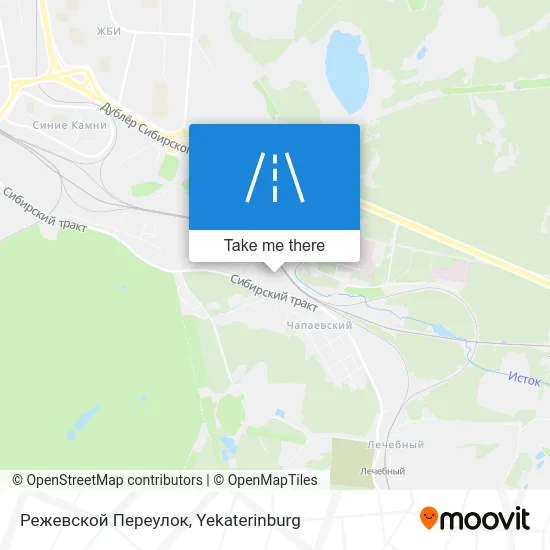 Режевской Переулок map