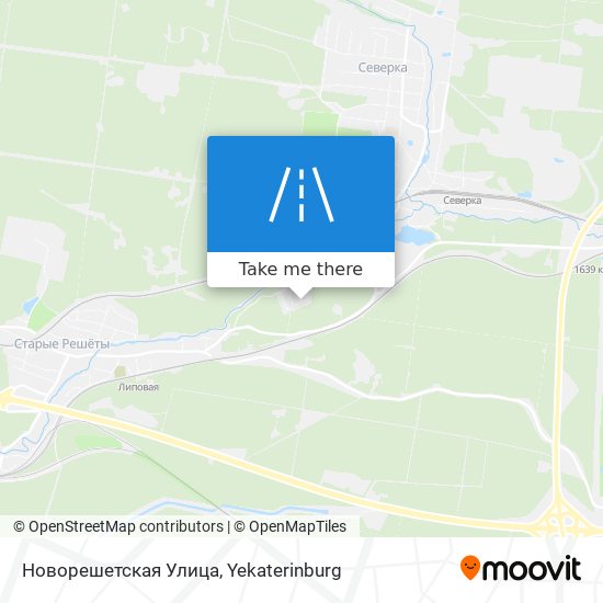 Новорешетская Улица map