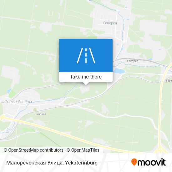 Малореченская Улица map