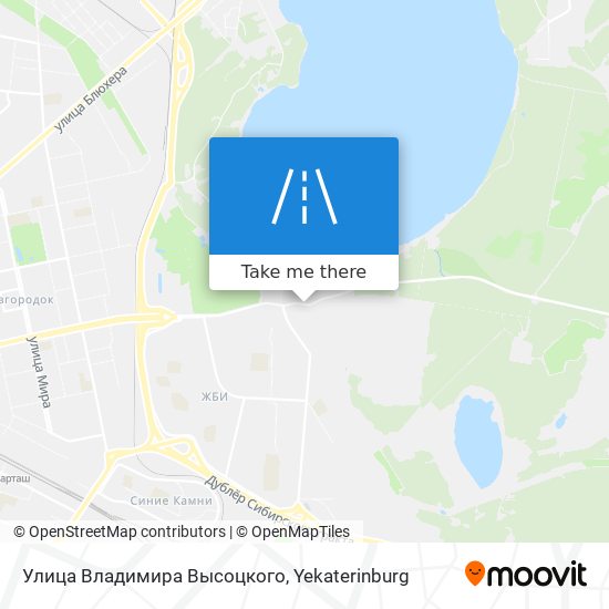 Улица Владимира Высоцкого map