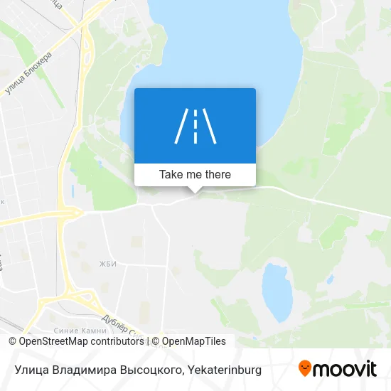 Улица Владимира Высоцкого map