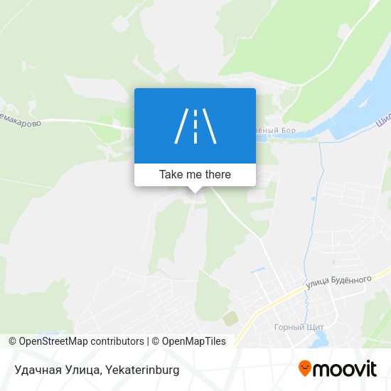 Удачная Улица map