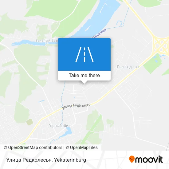 Улица Редколесья map