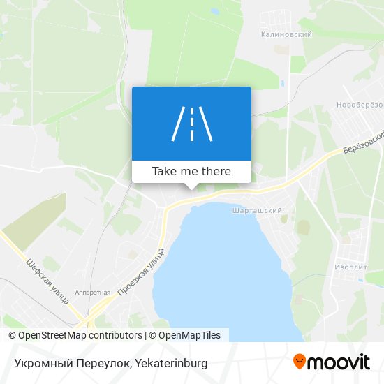 Укромный Переулок map