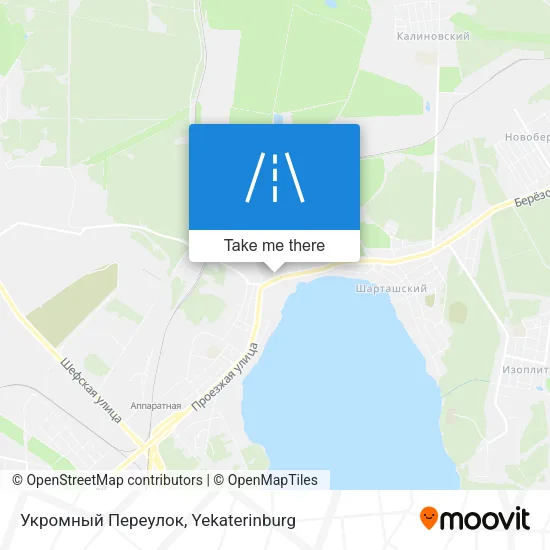 Укромный Переулок map