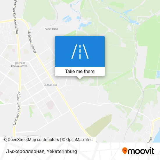Лыжероллерная map