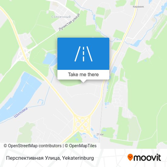 Перспективная Улица map