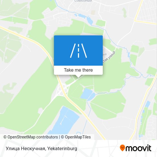 Улица Нескучная map