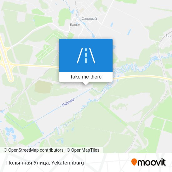 Полынная Улица map
