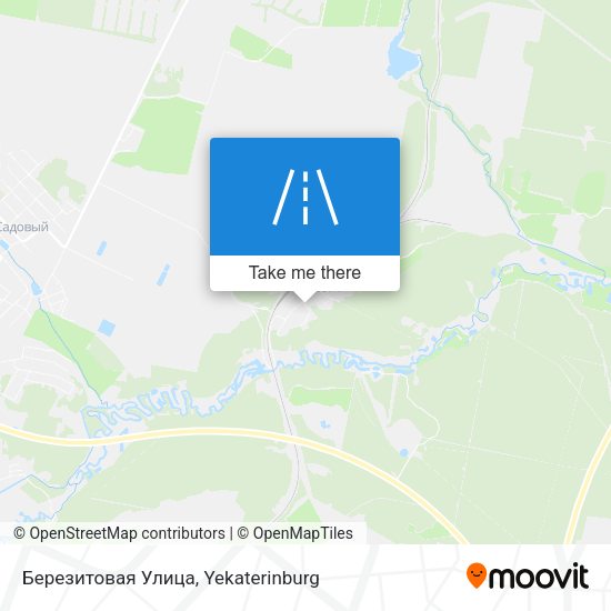 Березитовая Улица map