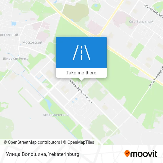 Улица Волошина map