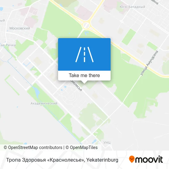 Тропа Здоровья «Краснолесье» map