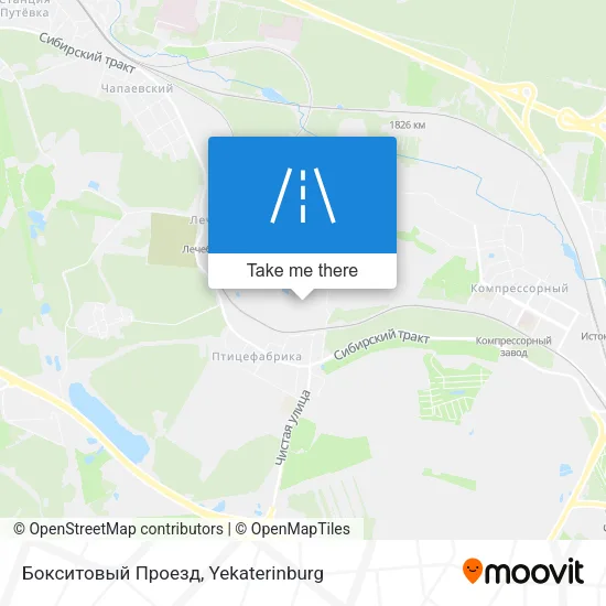 Бокситовый Проезд map